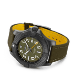 Breitling Avenger Automatic GMT 45 Night Mission Green Dial Green Nylon Strap Watch for Men - V323952A1L1X1 Buy Now By Breitling