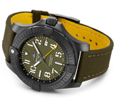 Breitling Avenger Automatic GMT 45 Night Mission Green Dial Green Nylon Strap Watch for Men - V323952A1L1X1 Buy Now By Breitling