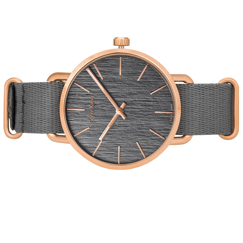 Calvin Klein Even Grey Dial Grey NATO Strap Watch for Men - K7B216P3 Buy Now By Calvin Klein