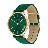 Coach Green Dial Green Leather Strap Watch for Women - 14503383 Buy Now By Coach