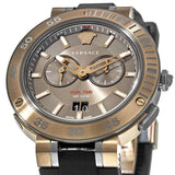 Versace V Extreme Chronograph Brown Tone Dial Black Rubber Strap Watch for Men - VCN030017 Buy Now By Versace