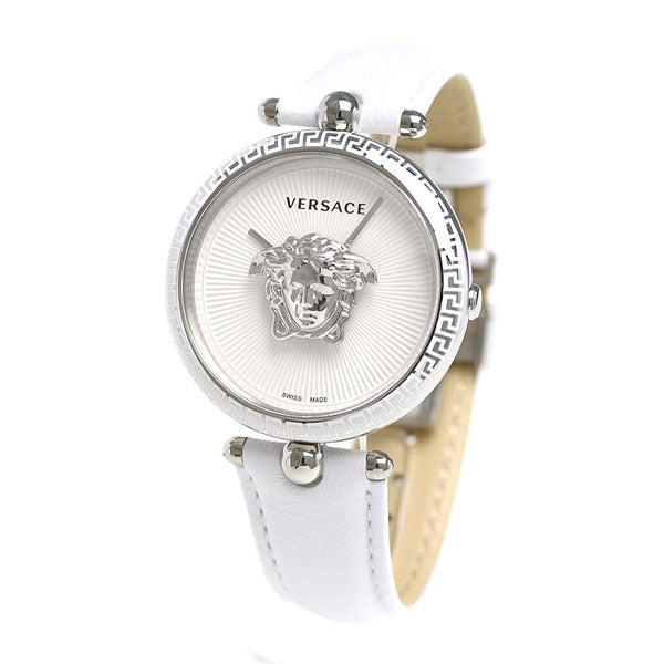 Versace Palazzo Empire White Dial White Leather Strap Watch for Women - VCO010017 Buy Now By Versace