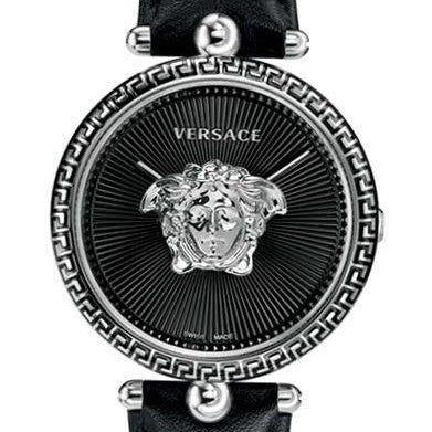 Versace Palazzo Empire Black Dial Black Leather Strap Watch for Women - VCO060017 Buy Now By Versace