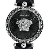 Versace Palazzo Empire Black Dial Black Leather Strap Watch for Women - VCO060017 Buy Now By Versace