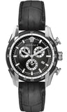 Versace V Ray Chronograph Quartz Black Dial Black Leather Strap Watch For Men - VE2I00121 Buy Now By Versace