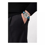 Versace Dominus Chronograph Silver Dial Black Rubber Strap Watch For Men - VE6H00123 Buy Now By Versace