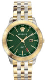 Versace Univers Quartz Green Dial Two Tone Steel Strap Watch for Men - VEBK00718 Buy Now By Versace