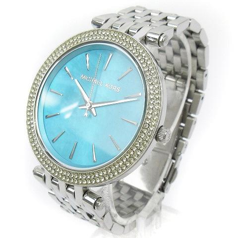 Michael Kors Darci Mother of Pearl Blue Dial Silver Steel Strap Watch for Women - MK3515 Buy Now By Michael Kors