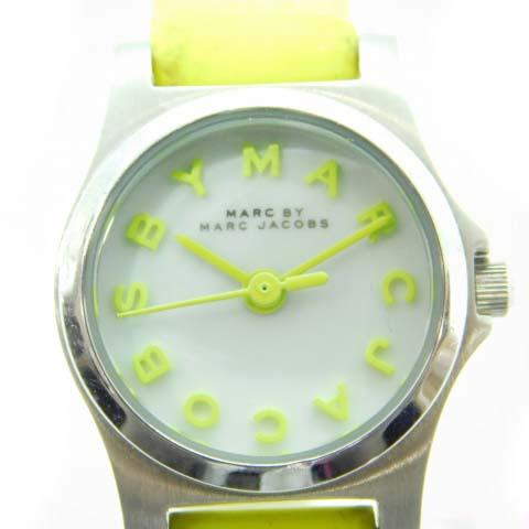 Marc Jacobs Henry White Dial Neon Yellow Rubber Strap Watch for Women - MBM1235 Buy Now By Marc Jacobs