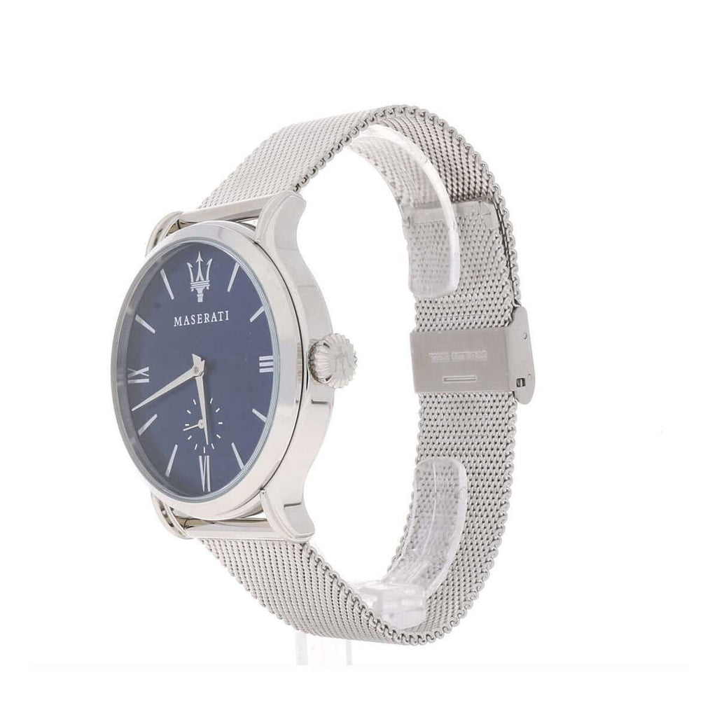 Maserati Epoca Blue Dial Silver Mesh Bracelet Watch For Men - R8853118006 Buy Now By Maserati