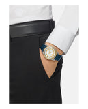 Versace Viamond Quartz White Dial Blue Leather Strap Watch For Men - VEPO00120 Buy Now By Versace