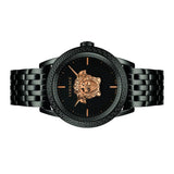 Versace Palazzo Empire Quartz Black Dial Black Steel Strap Watch For Men - VEDB00518 Buy Now By Versace