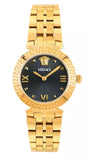 Versace Daphnis Quartz Black Dial Gold Steel Strap Watch for Women - VEOCA0524 Buy Now By Versace