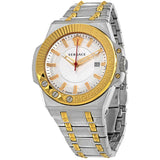 Versace Chain Reaction Quartz White Dial Two Tone Steel Strap Watch for Men - VEDY00519 Buy Now By Versace