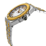 Versace Chain Reaction Quartz White Dial Two Tone Steel Strap Watch for Men - VEDY00519 Buy Now By Versace
