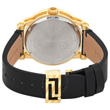 Versace Code Quartz Black Dial Black Leather Strap Watch For Men - VEPO00320 Buy Now By Versace