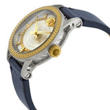 Versace Viamond Quartz White Dial Blue Leather Strap Watch For Men - VEPO00120 Buy Now By Versace
