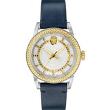 Versace Viamond Quartz White Dial Blue Leather Strap Watch For Men - VEPO00120 Buy Now By Versace