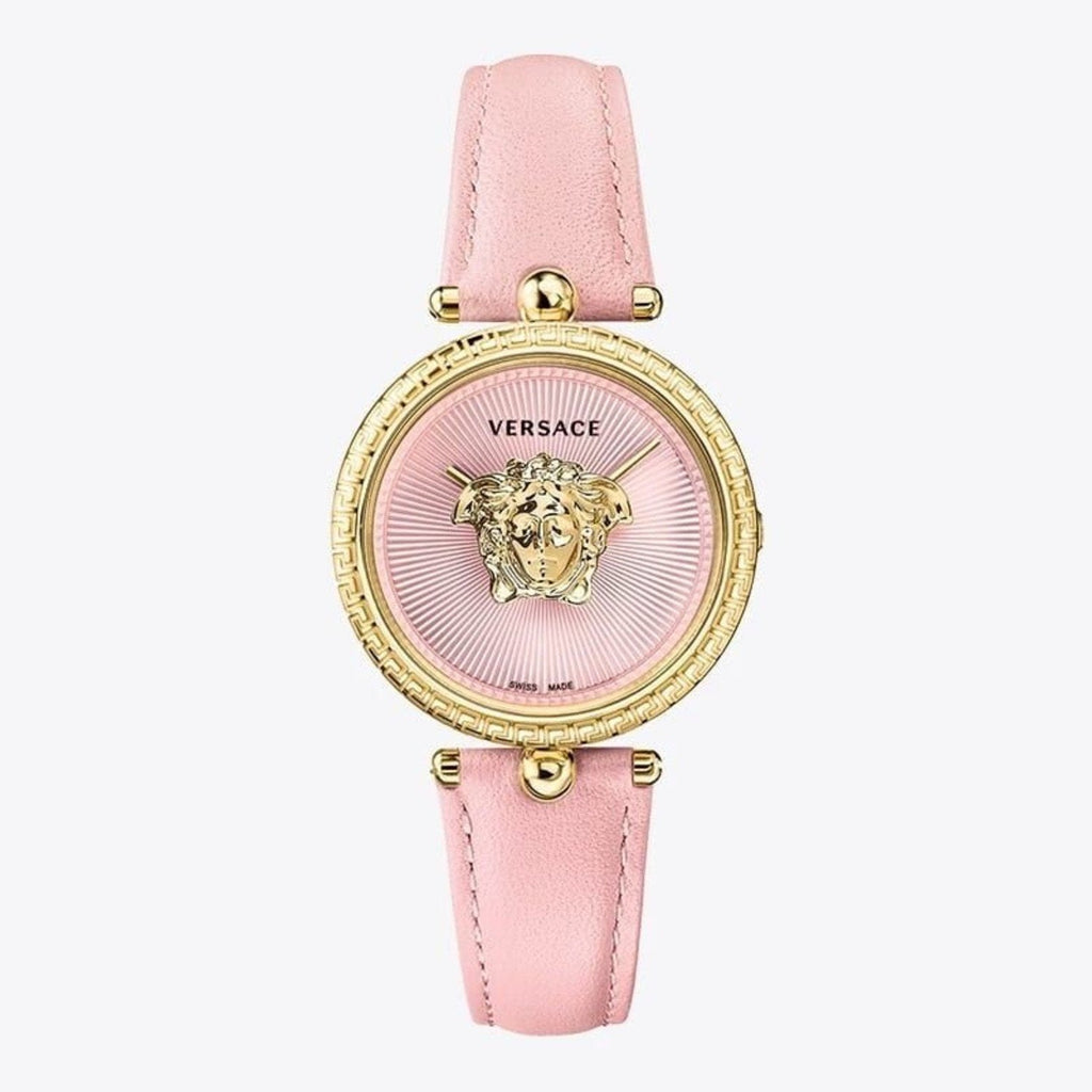 Versace Palazzo Empire Pink Dial Pink Leather Strap Watch for Women - VCO030017 Buy Now By Versace