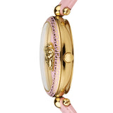 Versace Palazzo Empire Pink Dial Pink Leather Strap Watch for Women - VCO030017 Buy Now By Versace
