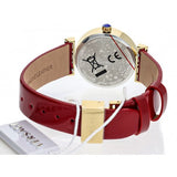 Versace Greca Meander Red Dial Red Leather Strap Watch for Women - VELW00320 Buy Now By Versace