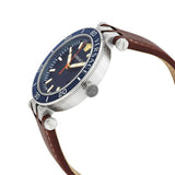Versace Greca Sport Analog Blue Dial Brown Leather Strap Watch For Men - VEZ300121 Buy Now By Versace