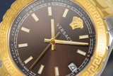 Versace Hellenyium Brown Dial Two Tone Steel Strap Watch for Women - V12040015 Buy Now By Versace