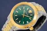 Versace Hellenyium Green Dial Two Tone Steel Strap Watch for Women - V12050015 Buy Now By Versace