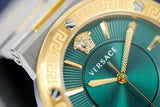 Versace Greca Green Dial Silver Steel Strap Watch for Women - VEVH00720 Buy Now By Versace