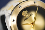 Versace Shadov Quartz Gold Dial Two Tone Steel Strap Watch for Women - VEBM00518 Buy Now By Versace