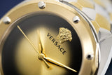 Versace Shadov Quartz Gold Dial Two Tone Steel Strap Watch for Women - VEBM00518 Buy Now By Versace
