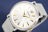 Versace V-Circle Quartz Silver Dial Silver Mesh Strap Watch for Women - VBP050017 Buy Now By Versace