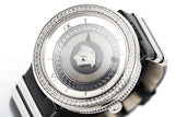 Versace V Metal Icon Silver Dial Black & Silver Strap Watch for Women - VLC010014 Buy Now By Versace