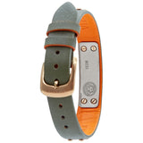 Versace Medusa Lock Icon Quartz Beige Dial Green Leather Strap Watch for Women - VEDW00519 Buy Now By Versace