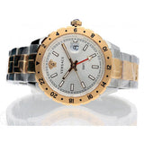 Versace Hellenyium GMT Silver Dial Two Tone Steel Strap Watch for Men - V11030015 Buy Now By Versace