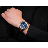 Versace Casual Chronograph Blue Dial Brown Leather Strap Watch for Men - VERG002-18 Buy Now By Versace