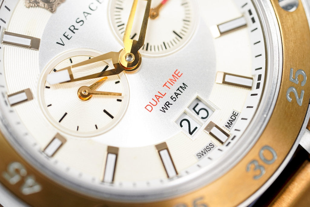 Versace V Extreme Chronograph White Dial Rose Gold Stainless Steel Watch for Women - VCN050017 Buy Now By Versace