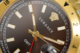 Versace Hellenyium Quartz Brown Dial Two Tone Steel Strap Watch For Men - V11040015 Buy Now By Versace