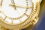 Versace Code Quartz Silver Dial Gold Steel Strap Watch For Men - VEPO00420 Buy Now By Versace