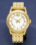 Versace Code Quartz Silver Dial Gold Steel Strap Watch For Men - VEPO00420 Buy Now By Versace
