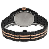 Versace Palazzo Empire Black Dial Two Tone Steel Strap Watch for Men - VERD00618 Buy Now By Versace