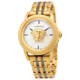 Versace Palazzo Empire White Dial Two Tone Steel Strap Watch for Men - VERD00418 Buy Now By Versace