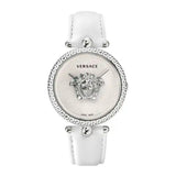 Versace Palazzo Empire White Dial White Leather Strap Watch for Women - VCO010017 Buy Now By Versace