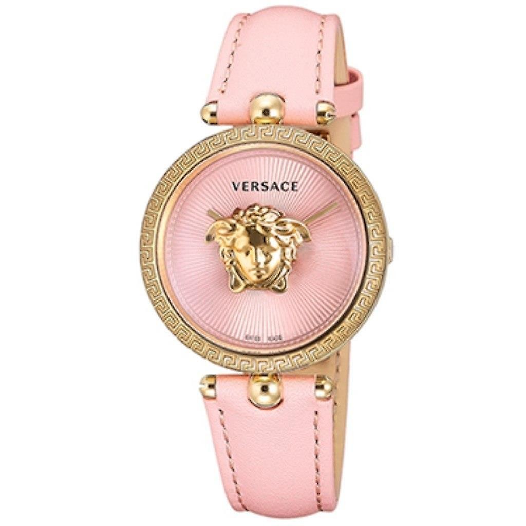 Versace Palazzo Empire Pink Dial Pink Leather Strap Watch for Women - VCO030017 Buy Now By Versace
