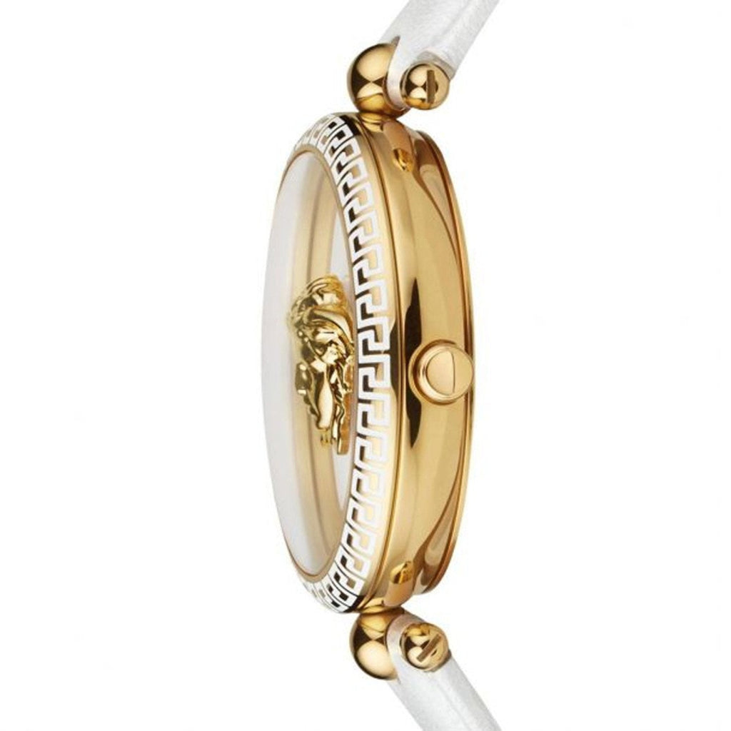 Versace Palazzo Empire White Dial White Leather Strap Watch for Women - VCO040017 Buy Now By Versace