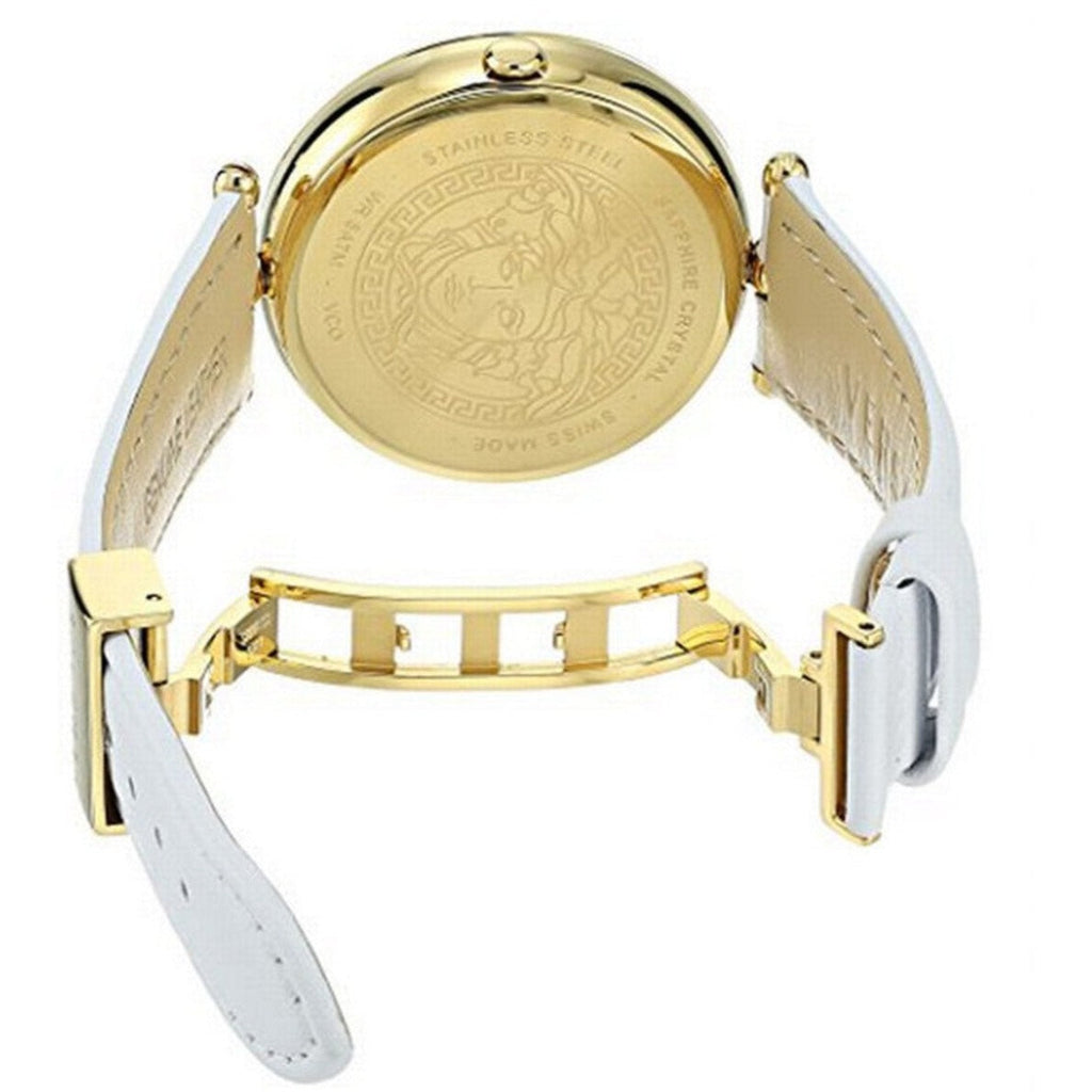 Versace Palazzo Empire White Dial White Leather Strap Watch for Women - VCO040017 Buy Now By Versace