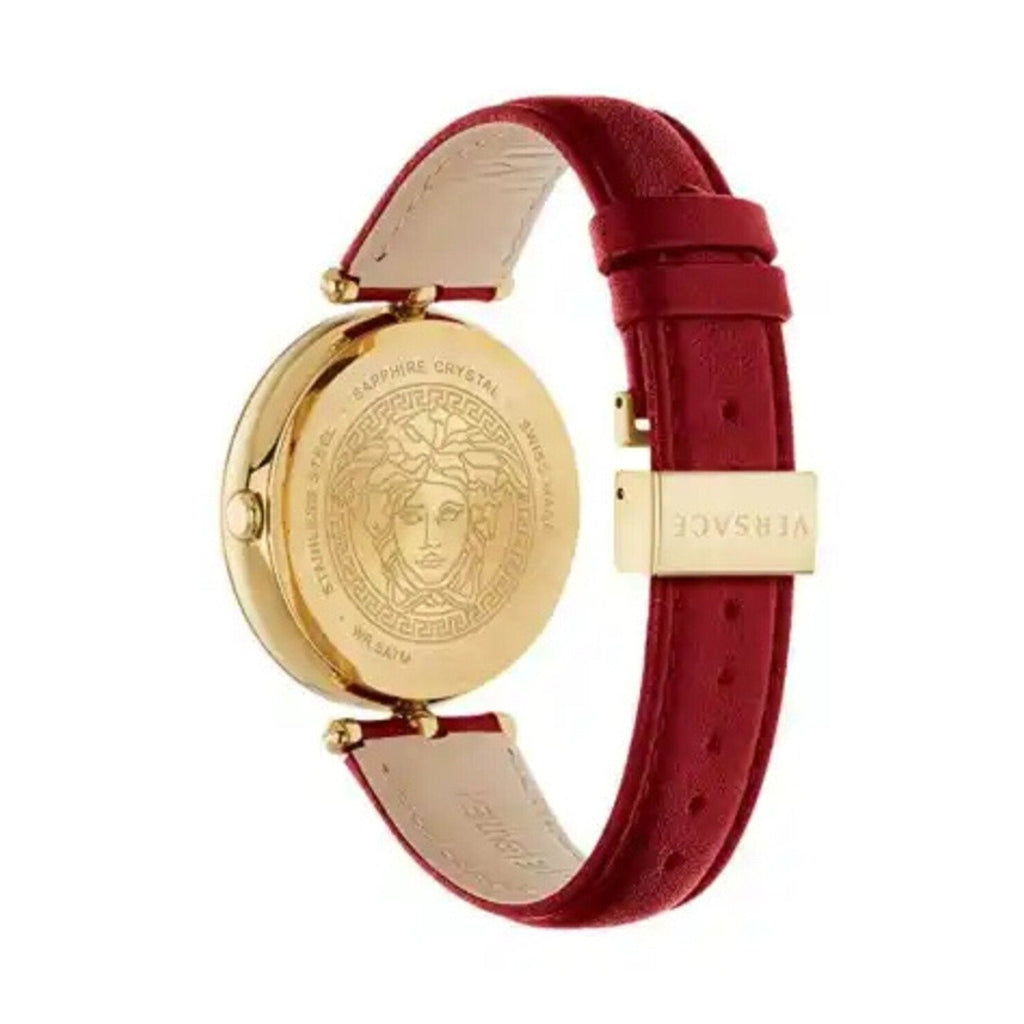 Versace Palazzo Empire Red Dial Red Leather Strap Watch for Women - VCO120017 Buy Now By Versace
