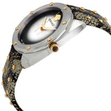 Versace Shadov Quartz Silver Dial Snakeskin Green Leather Strap Watch for Women - VEBM00718 Buy Now By Versace