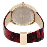Versace Shadov Quartz Red Dial Red Leather Strap Watch for Women - VEBM00918 Buy Now By Versace
