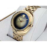 Versace Shadov Quartz Gold Dial Gold Steel Strap Watch for Women - VEBM00618 Buy Now By Versace